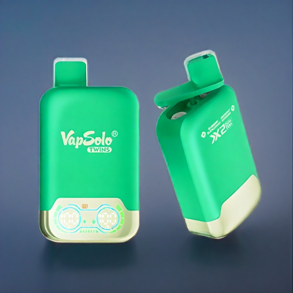 Blåbär Svartvinbär & Grapefrukt Refresher Vapsolo Twins 20000 Puffar 40 ml 20mg/ml 50mg/ml Typ-C Sverige Grossist