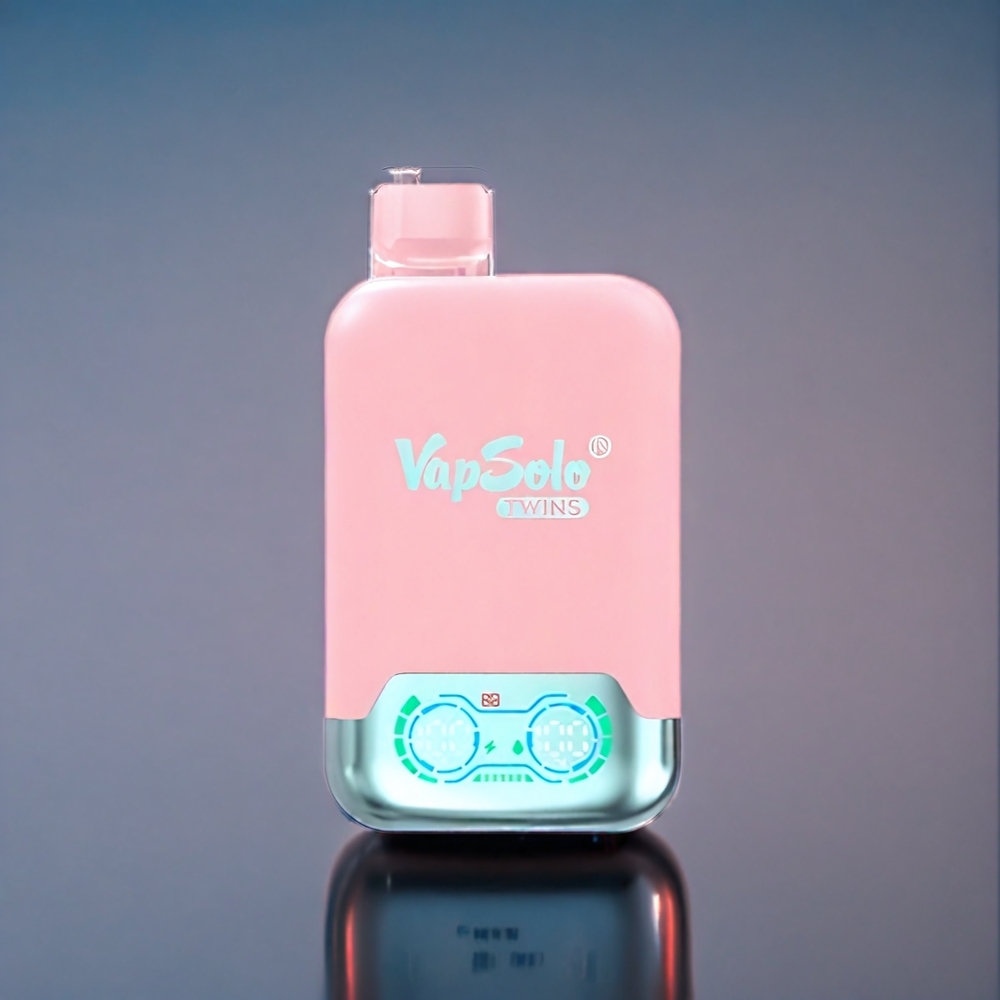 Jordgubb Is & Mango Persika Vattenmelon Vapsolo Twins 20000 Puffar 40 ml 20mg/ml 50mg/ml Type-C 2 Tankar Sverige Grossist