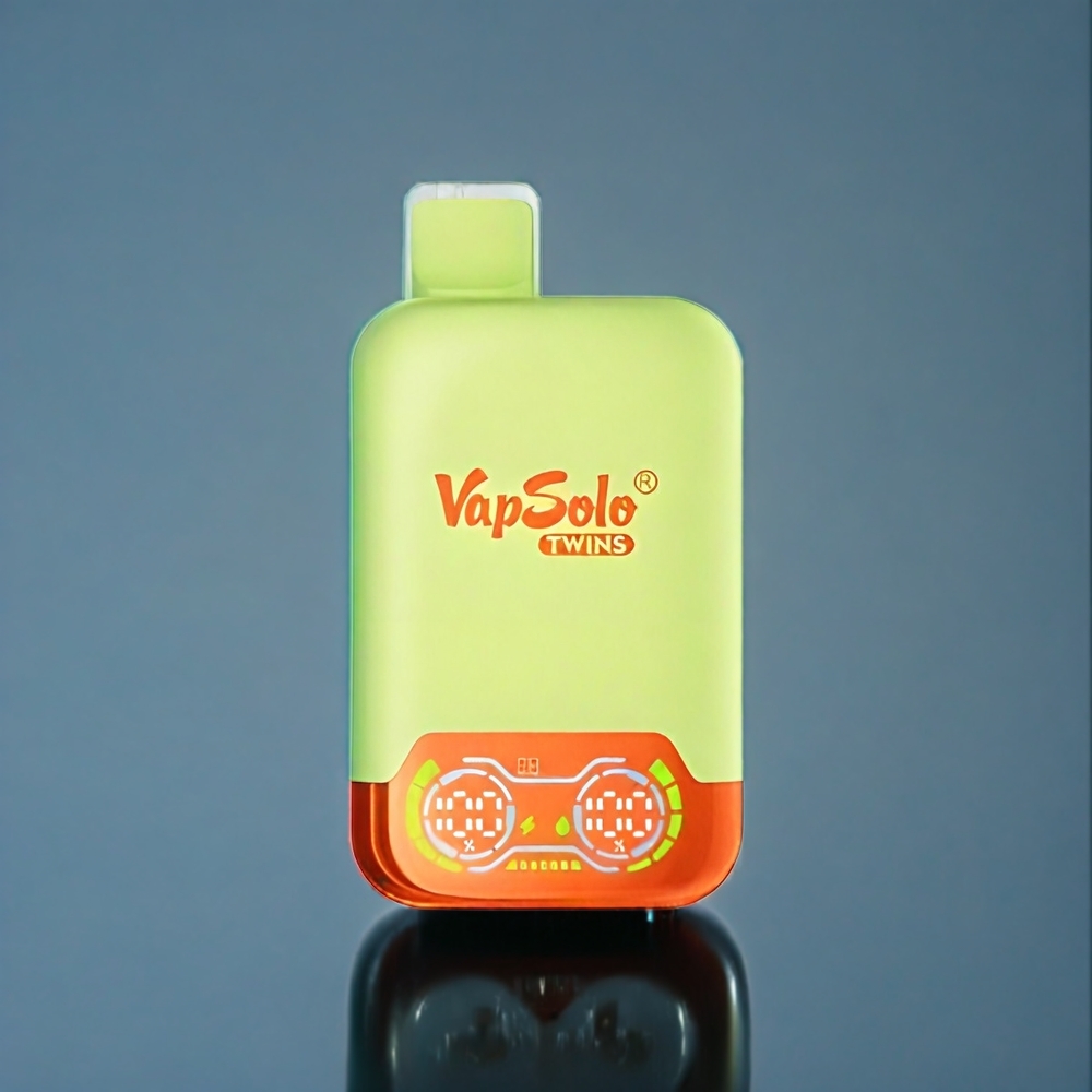 Vattenmelon Is & Blandade Bär Vapsolo Twins 20000 Puffar 40ml 20mg/ml Typ-C Sverige Grossist
