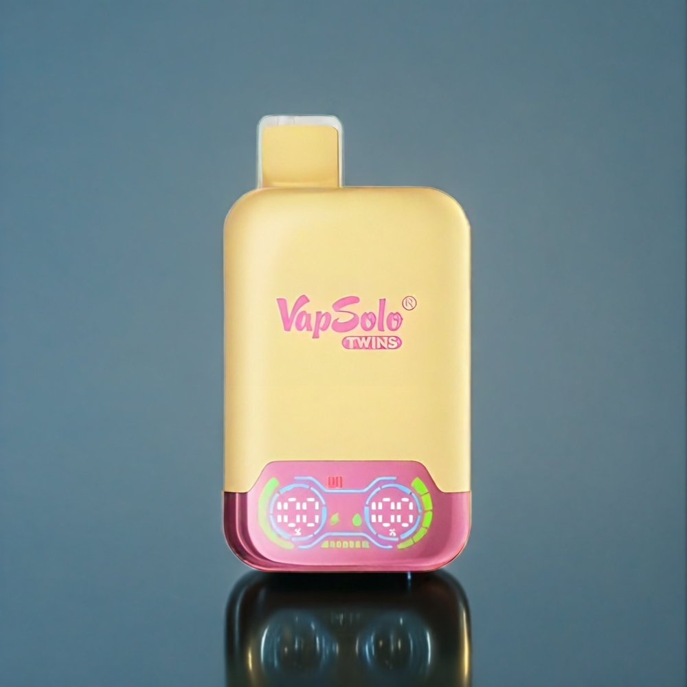Vattenmelon Is & Jordgubb Mango Vapsolo Twins 20000 Puffar 40 ml 20mg/ml 50mg/ml 51 x 29 x 94.9 mm Type-C Sverige Grossist