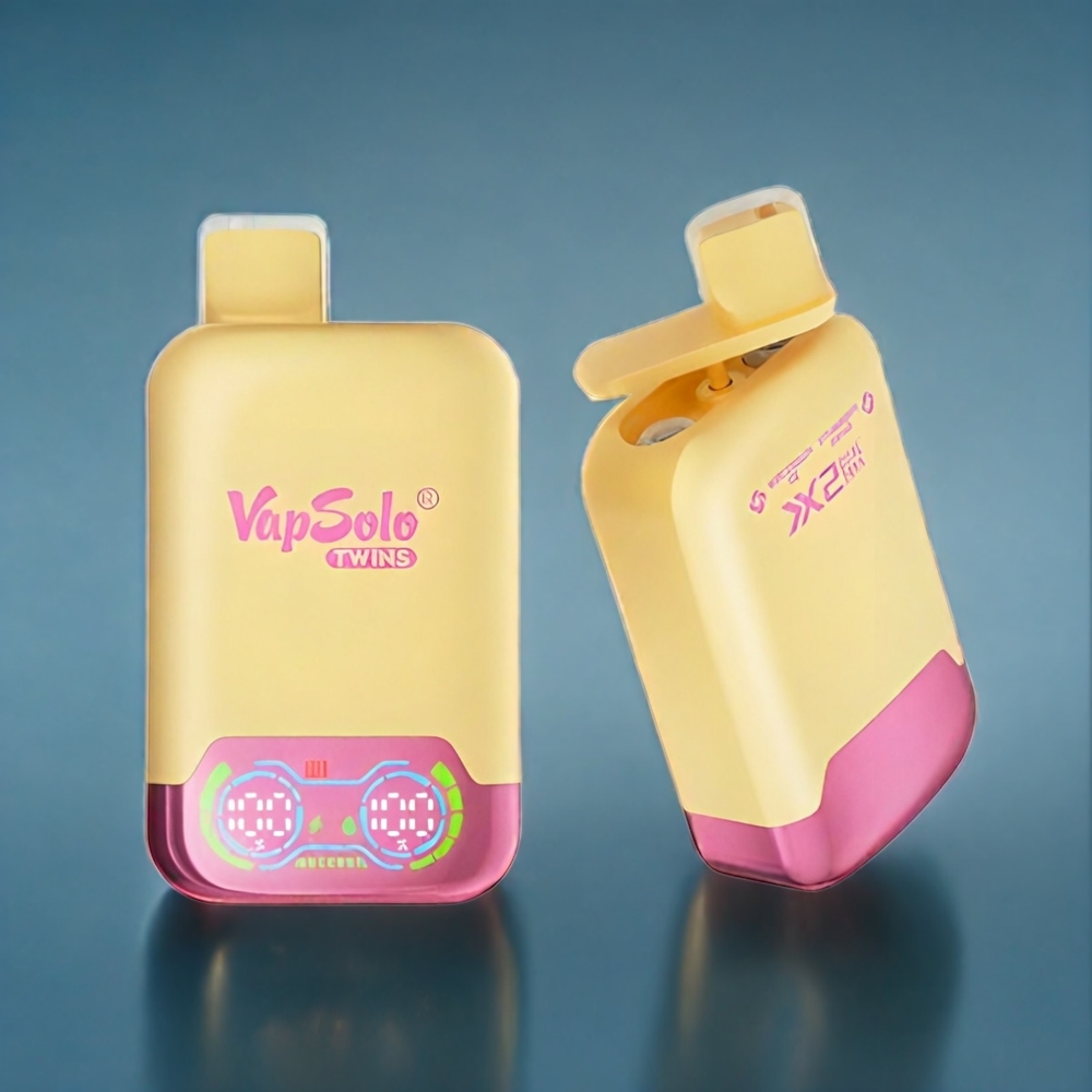 Vattenmelon Is & Jordgubb Mango Vapsolo Twins 20000 Puffar 40 ml 20mg/ml 50mg/ml 51 x 29 x 94.9 mm Type-C Sverige Grossist