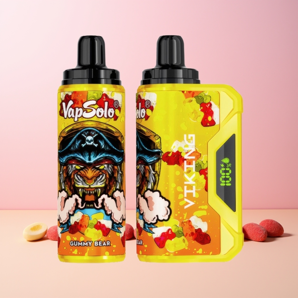 VapSolo VIKING 12000 Puffs 22ml Type-C LED Sverige Grossist Godisbjörn