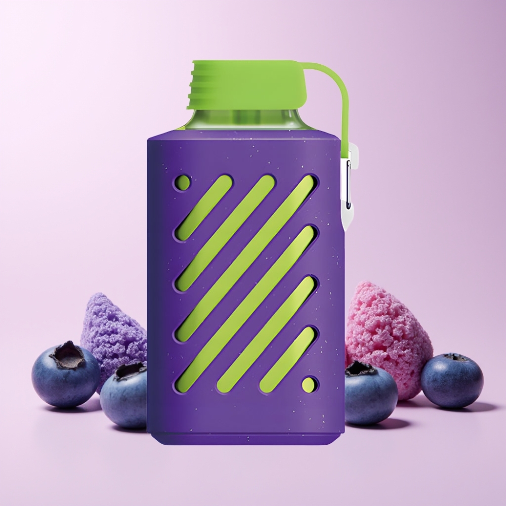 VOZOL GEAR 10000 Puffar Multifunktionell Bärrem Buckle 20ml Blåbär Is Sverige Grossist