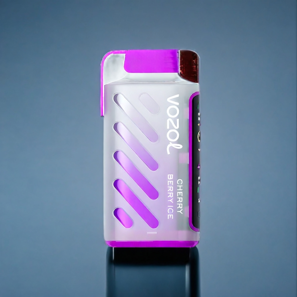 Körsbär Bär Is VOZOL Gear Power 20000 Puffar S.i.L.C. Tech 20mL Dual Mesh Coil Sverige Grossist