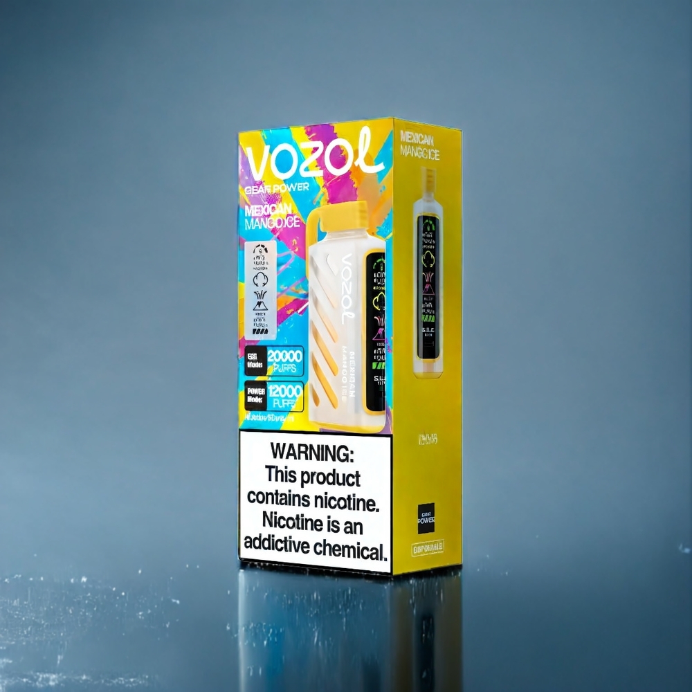 Mexikansk Mango Is Vozol Gear Power Dual Mesh Skärm 20mL 5% Sverige Grossist
