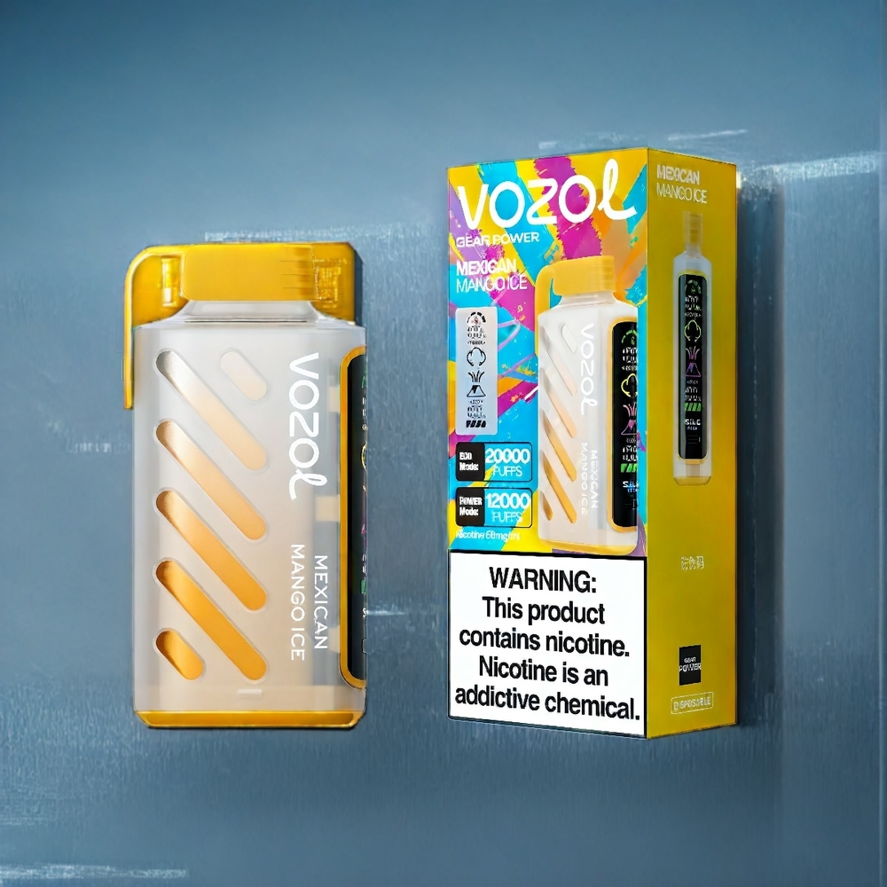 Mexikansk Mango Is Vozol Gear Power Dual Mesh Skärm 20mL 5% Sverige Grossist