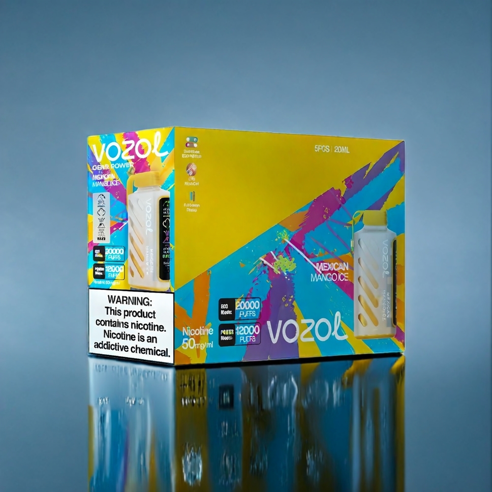 Mexikansk Mango Is Vozol Gear Power Dual Mesh Skärm 20mL 5% Sverige Grossist