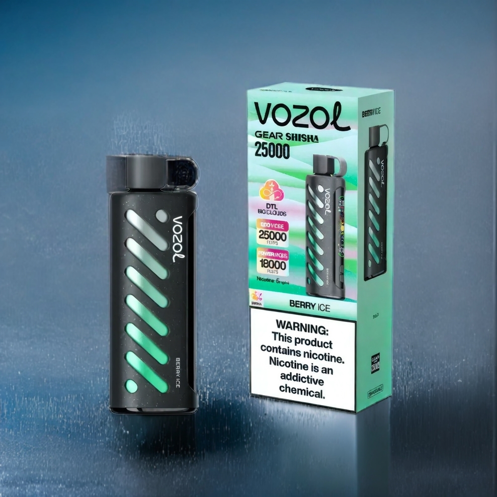 Bär Is VOZOL Gear Shisha 25000 Puffar Dual Mesh Dual Modes 1000mAh 3mg/5mg Sverige Grossist