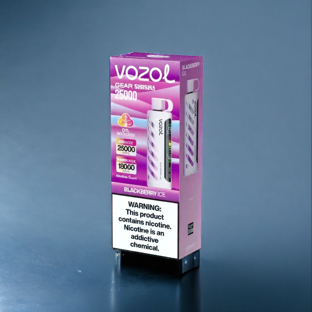BjörnbärsIs VOZOL Gear Shisha 25000 Puffar Dual Mesh Dual Modes 1000mAh 3mg/ml Sverige Grossist