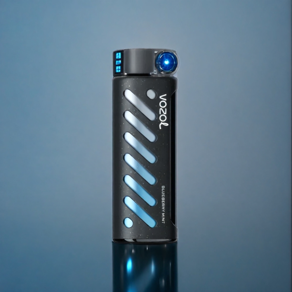 Blåbär Mynta VOZOL Gear Shisha 25000 Puffar Dual Mesh S.i.L.C Tech 1000mAh Sverige Grossist