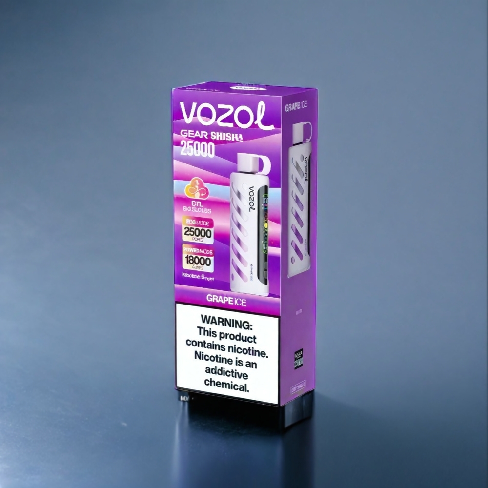 Vindruvor Is VOZOL Gear Shisha 25000 Puffar 1000mAh Dual Mesh Sverige Grossist