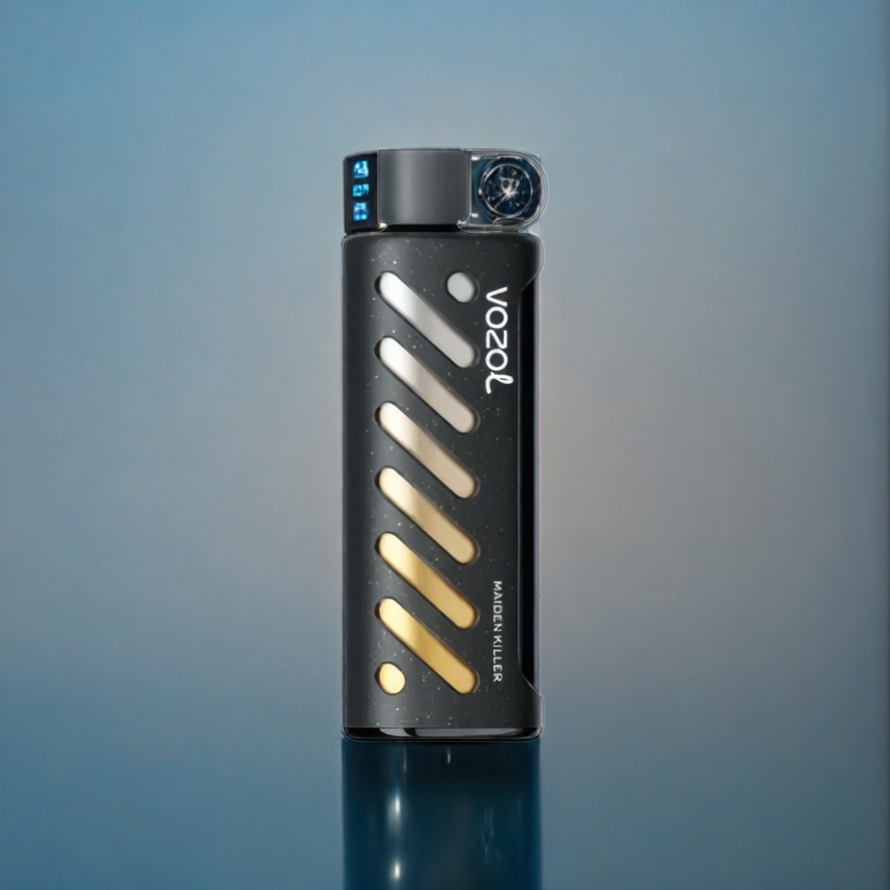 Äpple-Mint VOZOL Gear Shisha 25000 Puffar Sverige Grossist S.i.L.C Tech Dual Mesh 1000mAh 5mg/ml