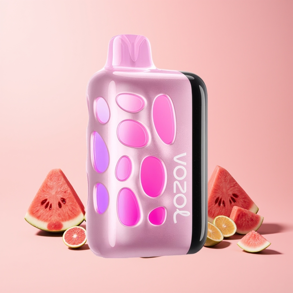 VOZOL RAVE 40000 Sverige Grossist 270° Glödande Design Beat-Synced Festläge 20/50mg/ml Nikotin 1000mAh Batteri Vattenmelon Is