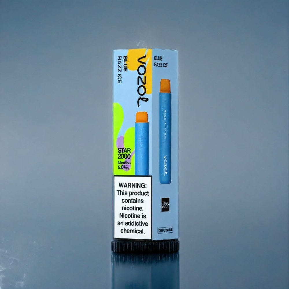 Blå Hallon Is VOZOL Star Dual Mesh 650mAh 20000 Puffar Sverige Grossist
