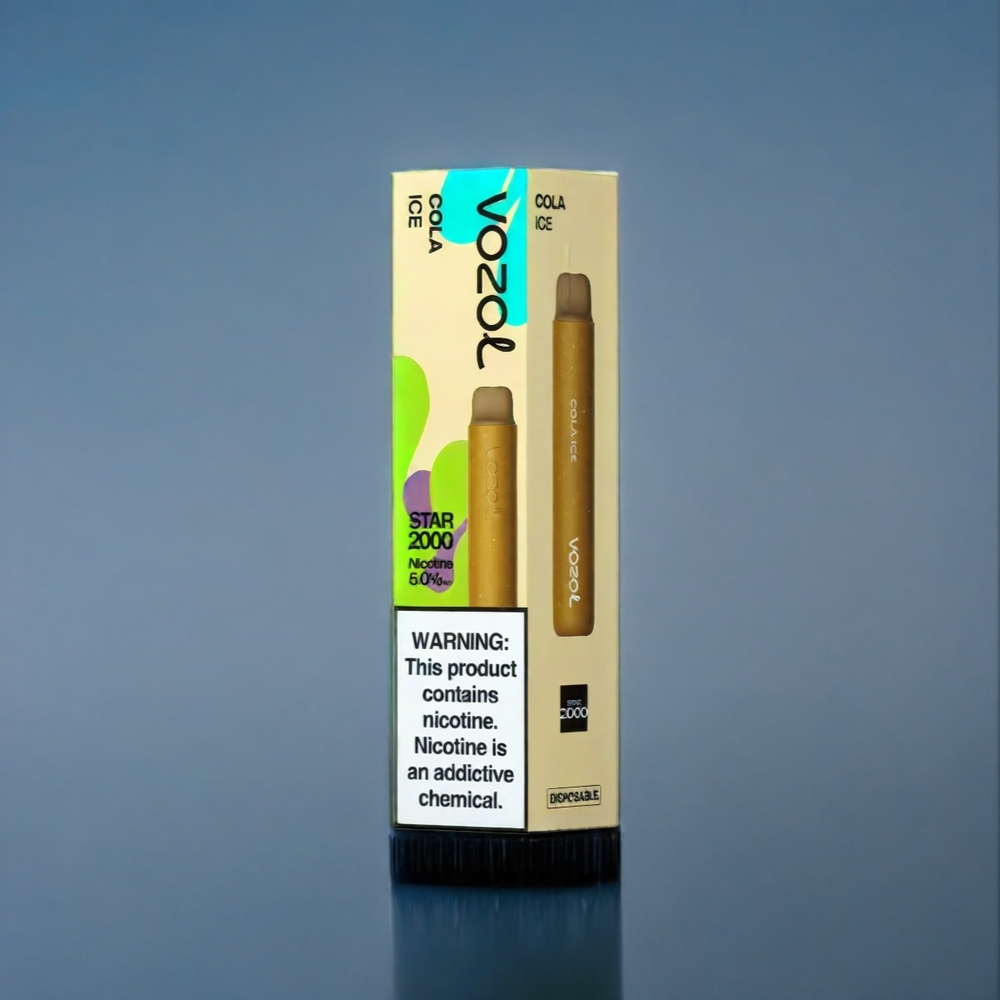Cola Is VOZOL Star 2.2\'\' HD Spegelskärm 650mAh 20000 Puffar Dual Mesh Sverige Grossist