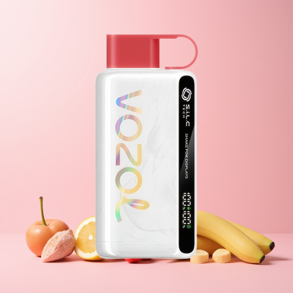 VOZOL STAR 9000/12000 Puff S.i.L.C TECH 650mAh Batteri Sverige Grossist Drakfrukt Banan Körsbär