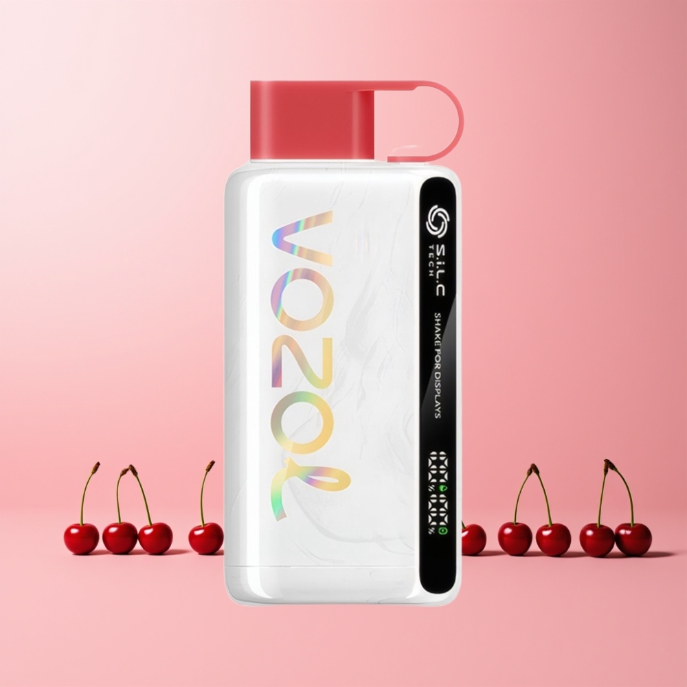 VOZOL STAR 9000/12000 Puffar S.i.L.C TECH 650mAh 30% Snabbare Laddning Sverige Grossist Körsbärs Cola