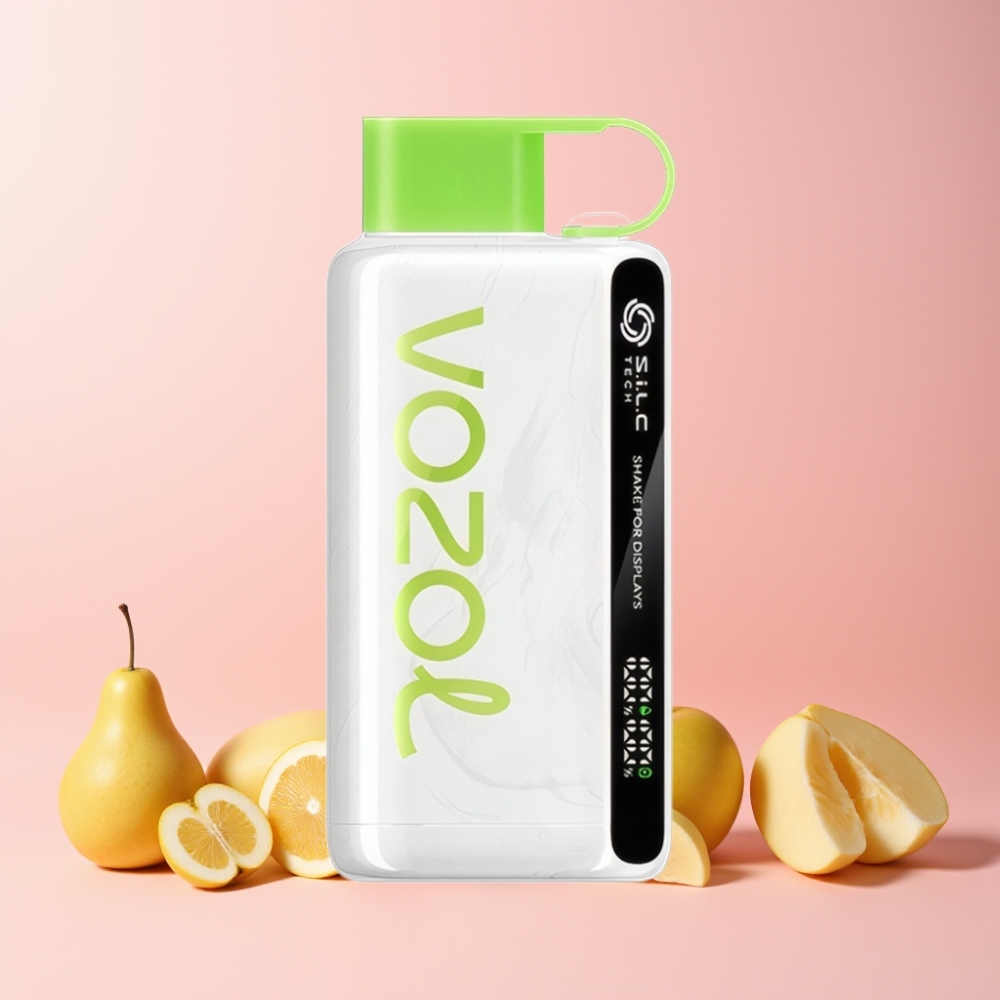 VOZOL STAR 9000/12000 Shake Display S.i.L.C TECH 650mAh Sverige Grossist Engångs Vape Sur Äpple Is