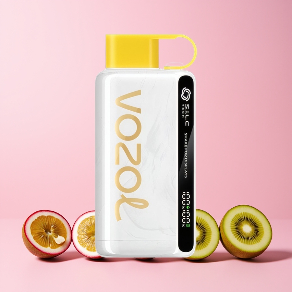 VOZOL STAR 9000/12000 Svensk Grossist S.i.L.C TECH 30% Snabbare Laddning 650mAh Kiwi Passionsfrukt Guava