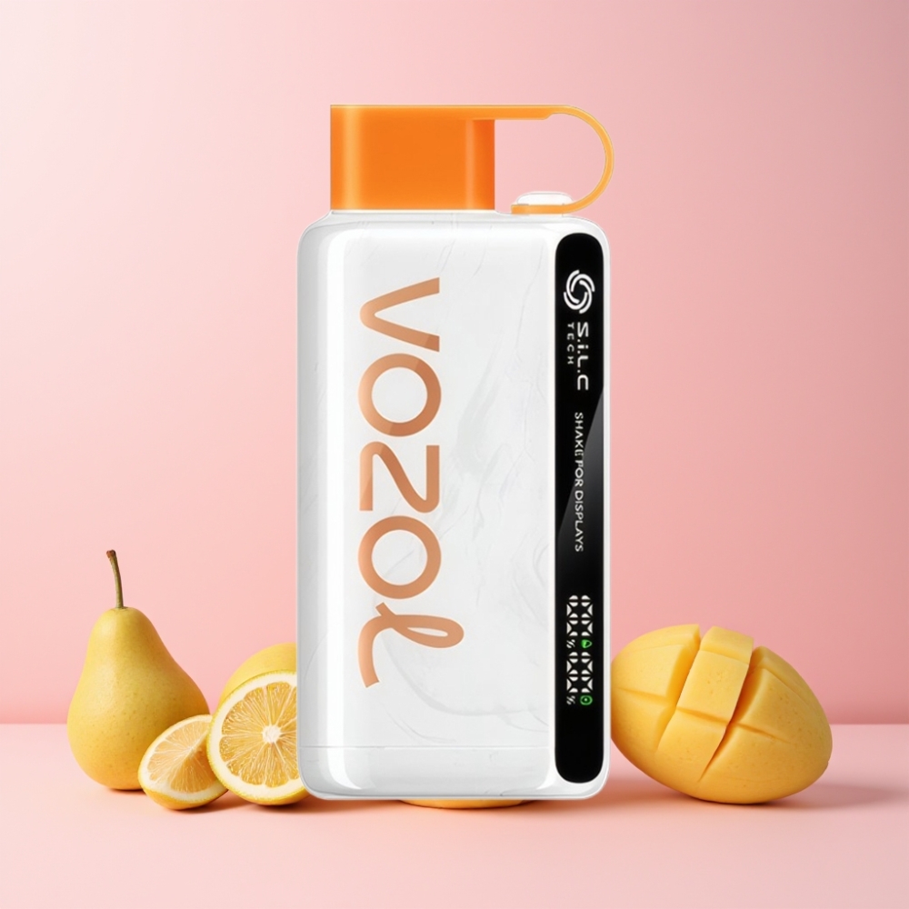 VOZOL STAR 9000/12000 Sveriges Grossist Skaka för Display S.i.L.C TECH 650mAh Snabb Laddning Mexikansk Mango Is