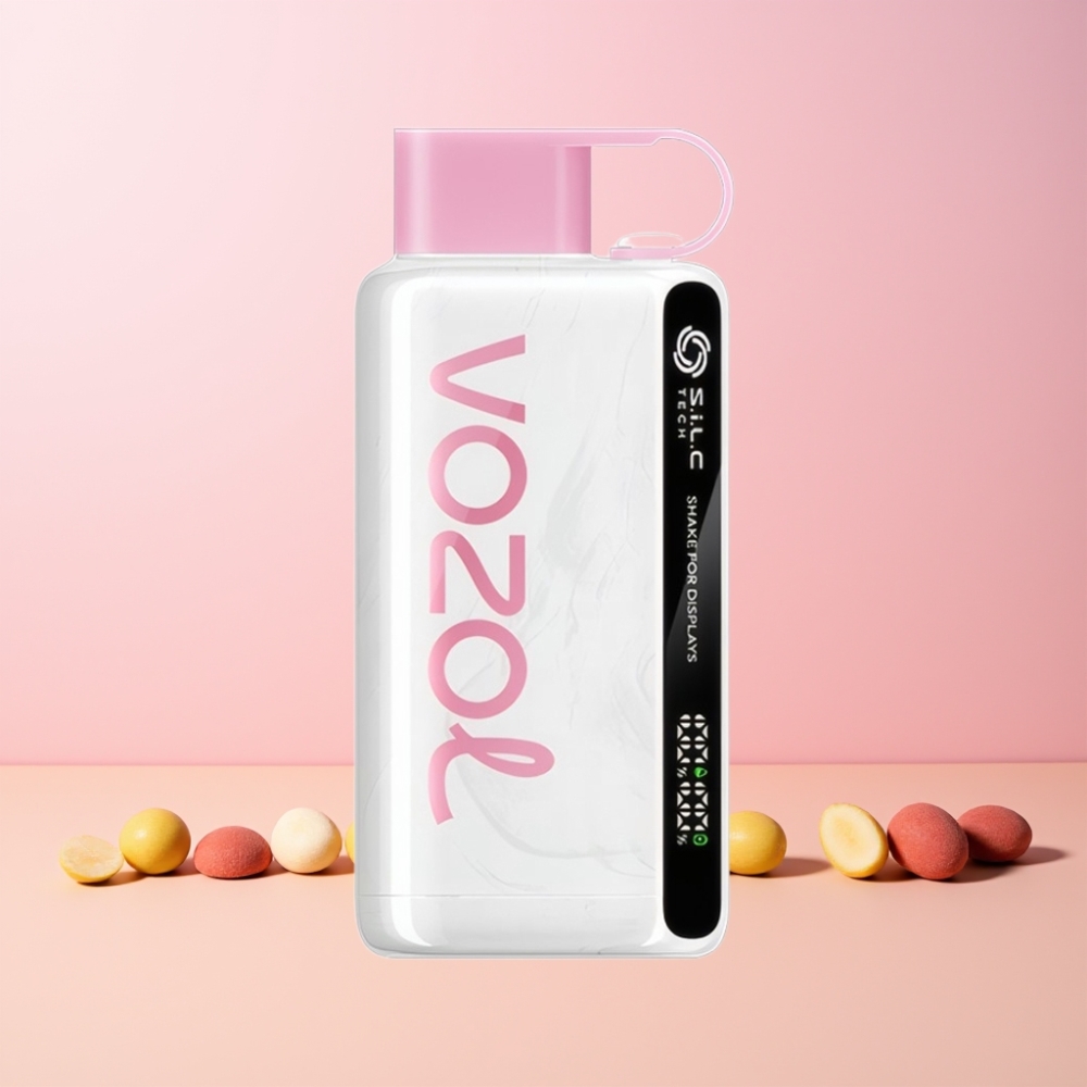 VOZOL STAR 9000/12000 Sveriges Grossist Skakbar S.i.L.C TECH 650mAh Snabbuppladdning Återvunnen Plast Creme Savers Godis