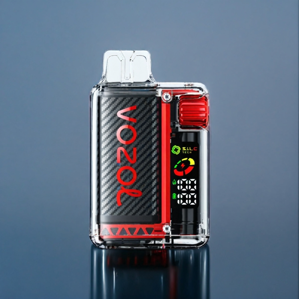Jordgubb Hallon Körsbär VOZOL Vista 20000 Puffar 650mAh 2% Nikotin OLED S.i.L.C Tech Sverige Grossist