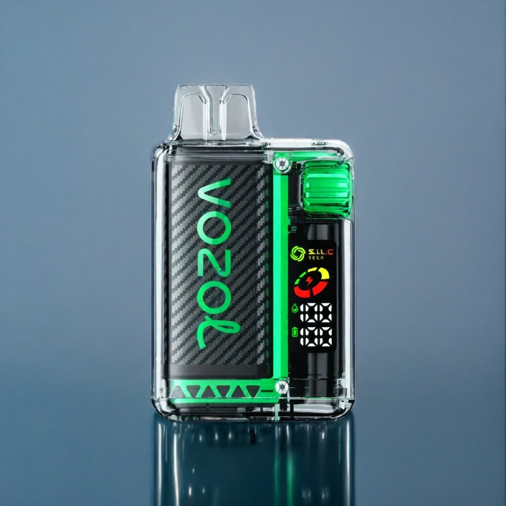 Vattenmelon Tuggummi VOZOL Vista 20000 Puffar 650mAh 2% Nikotin OLED Skärm S.i.L.C Tech Dual Mesh Coil Sverige Grossist