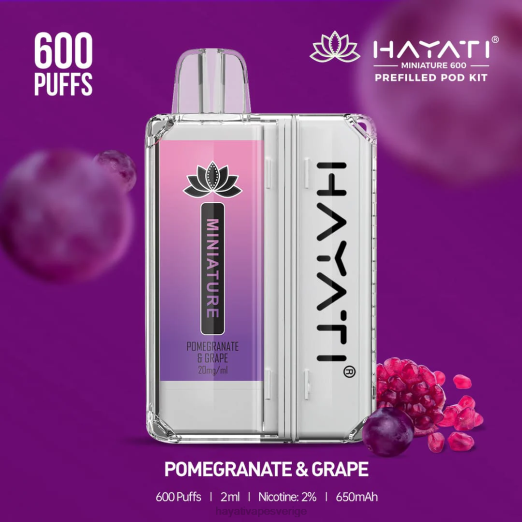 granatäpple & druva