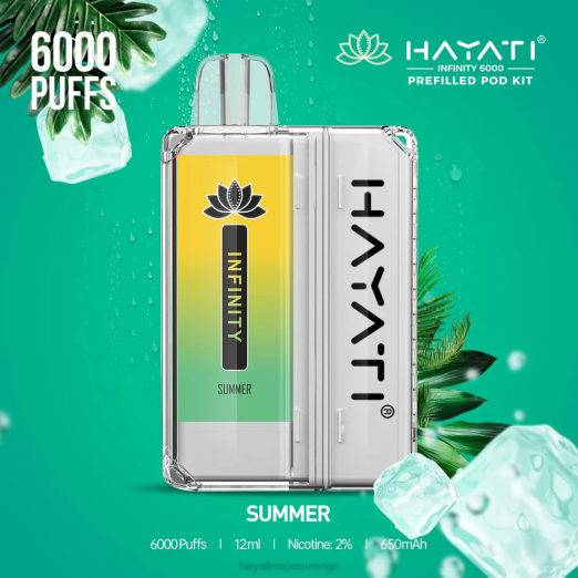 Hayati Infinity 6000 pod kit - XN08162 Hayati Stockholm sommar