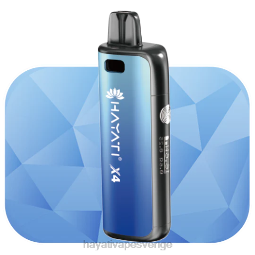 Hayati X4 påfyllningsbart podsystem - XN0863 Hayati Vape Sverige kraftig blått